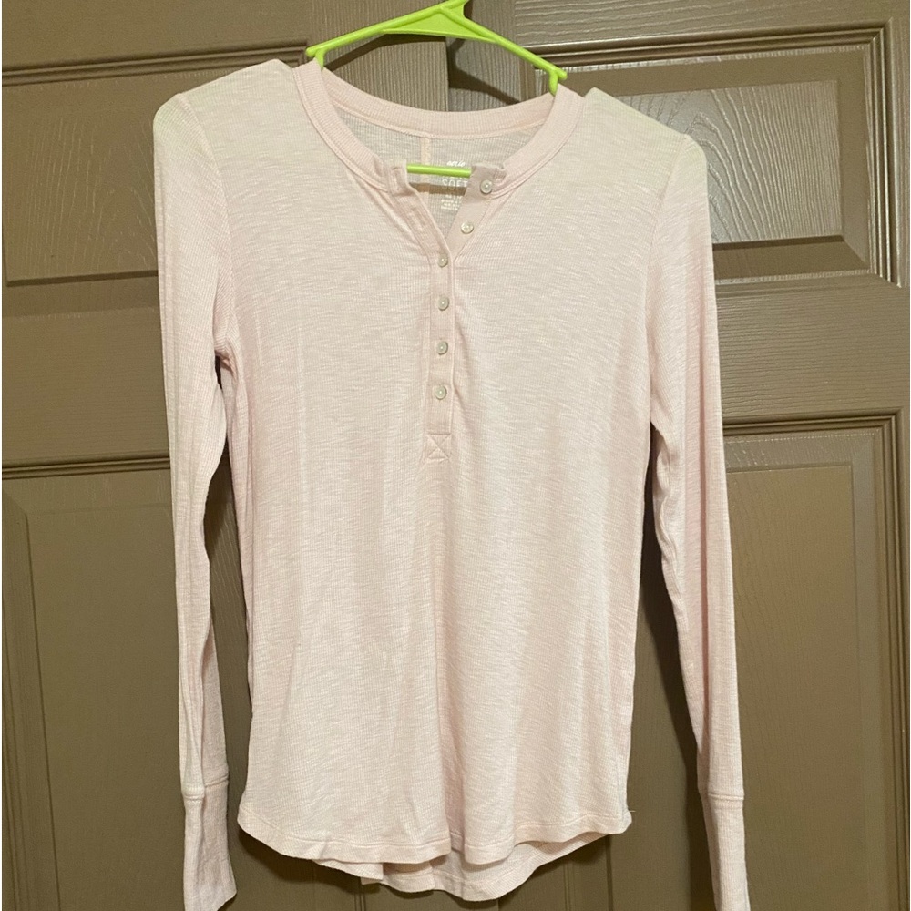 Aerie Real Soft Henley